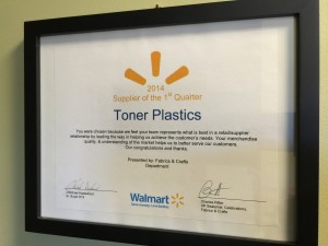 Walmart supplier award